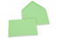 Coloured greeting card envelopes - light green, 114 x162 mm | Bestbuyenvelopes.ie