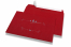 Coloured Christmas envelopes - Red, with Christmas decoration | Bestbuyenvelopes.ie