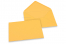 Coloured greeting card envelopes - yellow-gold, 133 x 184 mm | Bestbuyenvelopes.ie