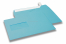 Sky blue, coloured window envelopes Hello, 162 x 229 mm (A5), window on the left, windowsize 45 x 90 mm, windowposition 20 mm from the left / 60 mm from the bottom, peal and seal closure, 120 gram coloured paper | Bestbuyenvelopes.ie