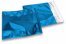 Coloured metallic foil envelopes blue - 220 x 220 mm | Bestbuyenvelopes.ie