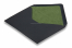 Lined black envelopes - green lined | Bestbuyenvelopes.ie
