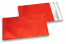 Red coloured matt metallic foil envelopes - 114 x 162 mm | Bestbuyenvelopes.ie