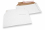 Corrugated cardboard envelopes white - 190 x 275 mm | Bestbuyenvelopes.ie