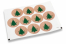 Christmas envelope seals - Christmas tree green | Bestbuyenvelopes.ie