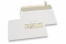 Laser printer envelopes, 156 x 220 mm (EA5), window on right 40 x 110 mm, window position 15 mm from the right side and 66 mm from the bottom, weight each approx. 6 g.  | Bestbuyenvelopes.ie