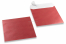 Red coloured mother-of-pearl envelopes - 170 x 170 mm | Bestbuyenvelopes.ie