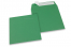 Dark green coloured paper envelopes - 160 x 160 mm | Bestbuyenvelopes.ie