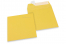 Buttercup yellow coloured paper envelopes - 160 x 160 mm | Bestbuyenvelopes.ie