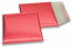 ECO metallic bubble envelopes - red 165 x 165 mm | Bestbuyenvelopes.ie