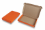 Folding shipping boxes - orange | Bestbuyenvelopes.ie