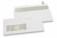 Laser printer envelopes, 110 x 220 mm (DL), window left 40 x 110 mm, window position 15 mm from the left side and 20 mm from the bottom | Bestbuyenvelopes.ie