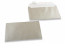 Silver coloured mother-of-pearl envelopes - 114 x 162 mm | Bestbuyenvelopes.ie