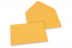 Coloured greeting card envelopes - yellow-gold, 125 x 175 mm | Bestbuyenvelopes.ie