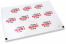 Love envelope seals - happy valentine's day white with pink hearts | Bestbuyenvelopes.ie