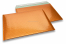 ECO metallic bubble envelopes - orange 320 x 425 mm | Bestbuyenvelopes.ie