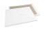 Board-backed envelopes - 450 x 600 mm, 120 gr white kraft front, 700 gr grey duplex back, no glue / no strip closure | Bestbuyenvelopes.ie
