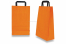 Paper carrier bags with folded handles - orange | Bestbuyenvelopes.ie