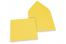 Coloured greeting card envelopes - buttercup yellow, 155 x 155 mm | Bestbuyenvelopes.ie
