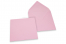 Coloured greeting card envelopes - light pink, 155 x 155 mm | Bestbuyenvelopes.ie