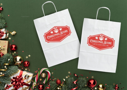 Paper carrier bags with twisted handles | Bestbuyenvelopes.ie