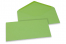 Coloured greeting card envelopes - apple green, 110 x 220 mm | Bestbuyenvelopes.ie