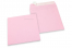 Light pink coloured paper envelopes - 160 x 160 mm | Bestbuyenvelopes.ie