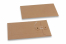 Envelopes with string and washer closure - 110 x 220 mm, brown | Bestbuyenvelopes.ie