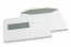 Window envelopes, white, 162 x 229 mm (C5), window on left 40 x 110 mm, window position 20 mm from the left side and 72 mm from the bottom, 90 gram, gummed closure, weight each approx. 7 g. | Bestbuyenvelopes.ie