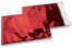 Coloured metallic foil envelopes red holographic - 162 x 229 mm | Bestbuyenvelopes.ie