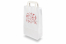Christmas paper carrier bags white - Christmas decoration red | Bestbuyenvelopes.ie