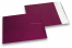 Burgundy coloured matt metallic foil envelopes - 165 x 165 mm | Bestbuyenvelopes.ie