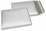 ECO matt metallic bubble envelopes - silver 180 x 250 mm | Bestbuyenvelopes.ie
