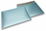 ECO matt metallic bubble envelopes - ice blue 320 x 425 mm | Bestbuyenvelopes.ie