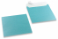 Baby blue coloured mother-of-pearl envelopes - 170 x 170 mm | Bestbuyenvelopes.ie