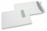 Window envelopes, white, 220 x 312 mm (EA4), window on left 40 x 110 mm, window position 20 mm from the left side and 50 mm from the top, 120 gram, closure with seal strip, weight each approx. 18 g. | Bestbuyenvelopes.ie