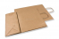 Paper carrier bags with twisted handles - brown, 320 x 140 x 420 mm, 100 gr | Bestbuyenvelopes.ie
