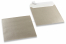 Silver coloured mother-of-pearl envelopes - 170 x 170 mm | Bestbuyenvelopes.ie