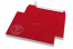Coloured Christmas envelopes - Red, with snowman | Bestbuyenvelopes.ie