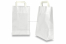 Paper carrier bags with folded handles - white  | Bestbuyenvelopes.ie