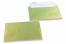 Lime green coloured mother-of-pearl envelopes - 114 x 162 mm | Bestbuyenvelopes.ie