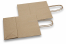 Paper carrier bags with twisted handles - brown striped, 180 x 80 x 220 mm, 90 gr | Bestbuyenvelopes.ie