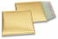 ECO metallic bubble envelopes - gold 165 x 165 mm | Bestbuyenvelopes.ie