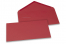 Coloured greeting card envelopes - dark red, 110 x 220 mm | Bestbuyenvelopes.ie
