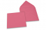 Coloured greeting card envelopes - pink, 155 x 155 mm | Bestbuyenvelopes.ie