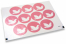 Baptism envelope seals - pink with white dove | Bestbuyenvelopes.ie