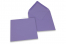 Coloured greeting card envelopes - purple, 155 x 155 mm | Bestbuyenvelopes.ie