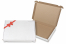 Christmas postal boxes - Christmas ribbon 160 x 120 x 25 mm | Bestbuyenvelopes.ie