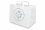 Paper take-away bags - white + snacks | Bestbuyenvelopes.ie