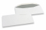 White paper envelopes, 110 x 220 mm (DL), 80 gram, gummed closure, weight each approx. 4 g.  | Bestbuyenvelopes.ie